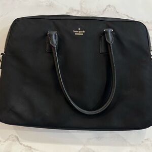 Kate spade laptop bag (black) used condition (see pictures and description